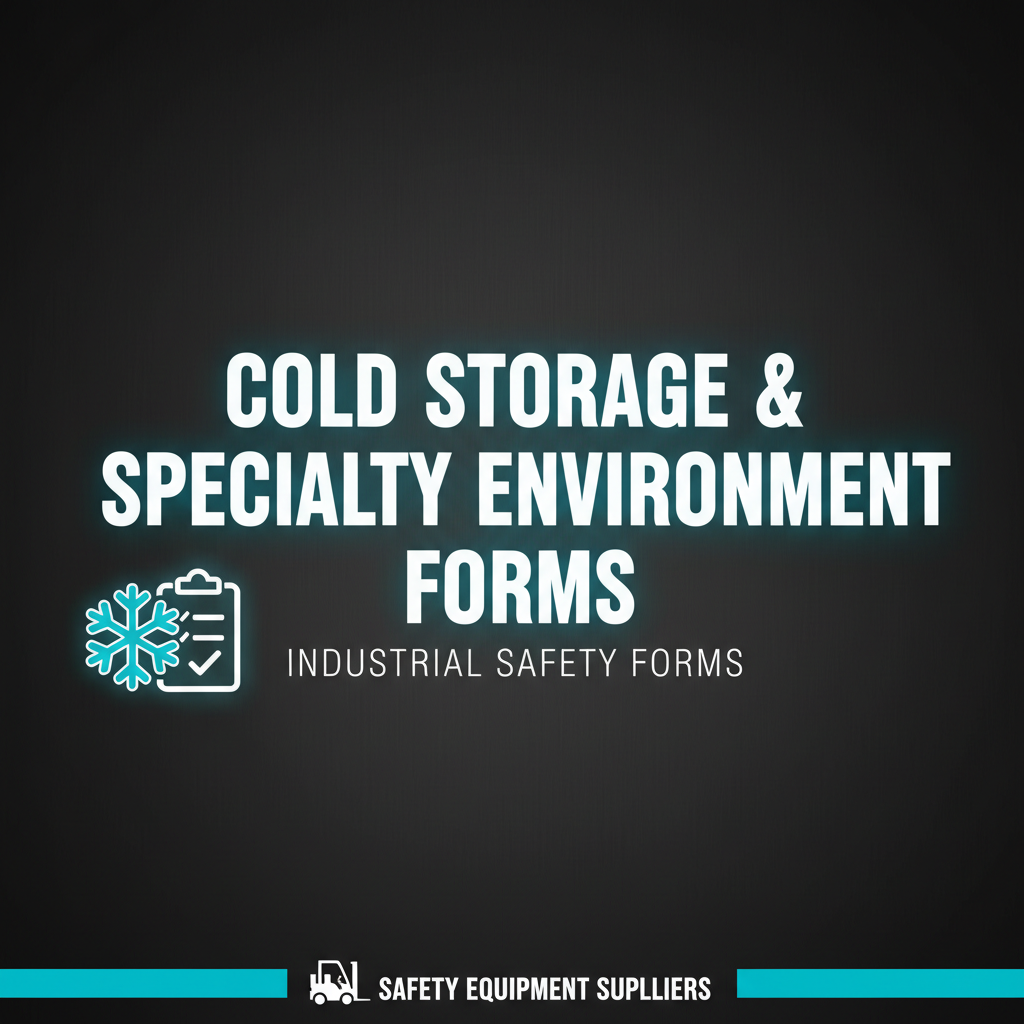 Cold Storage & Specialty Environment Forms Collection Cover