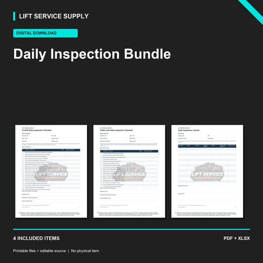 Daily Inspection Bundle - Product cover