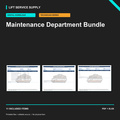 Maintenance Department Bundle - Product cover