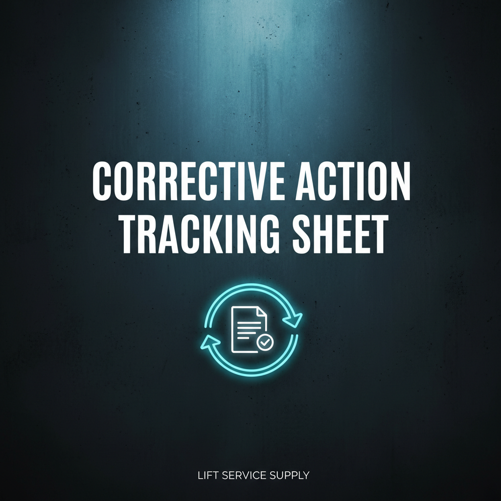 Corrective Action Tracking Sheet