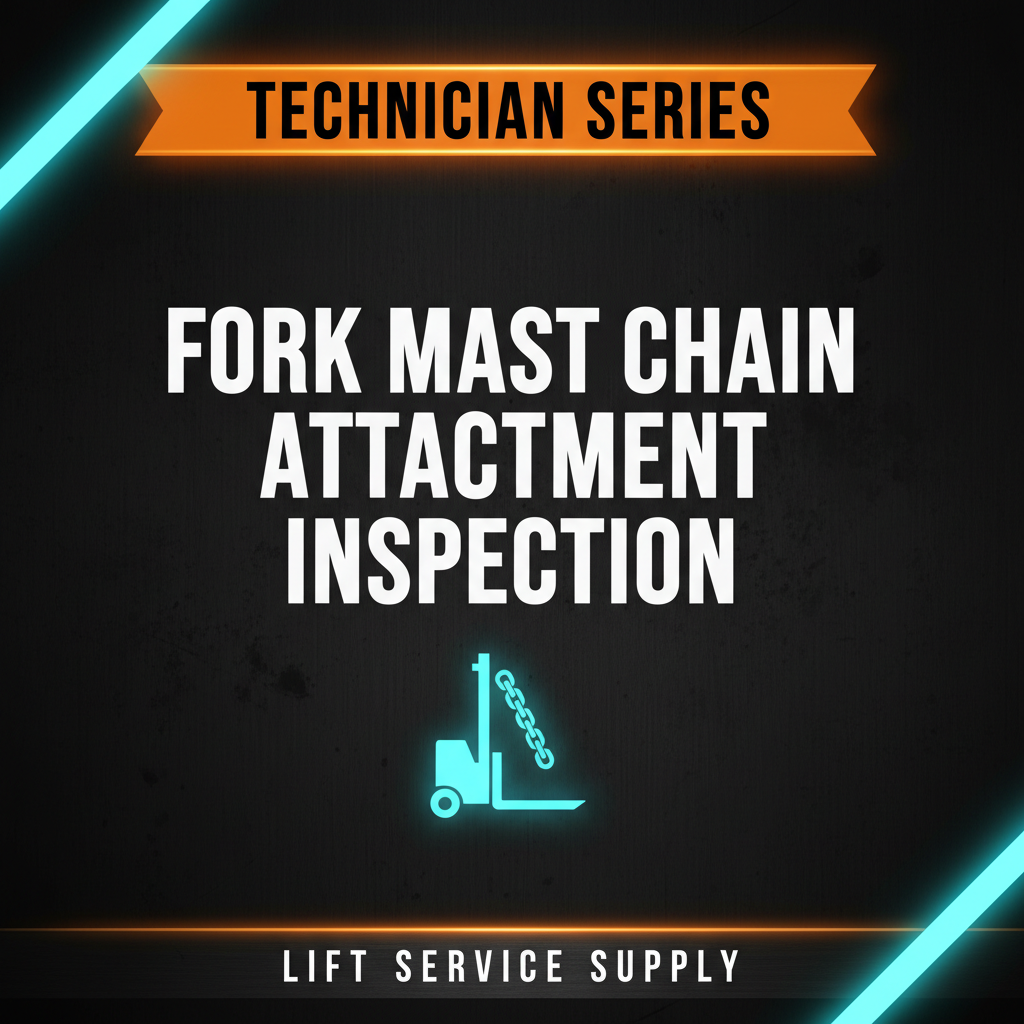 Fork Mast Chain Attachment Inspection