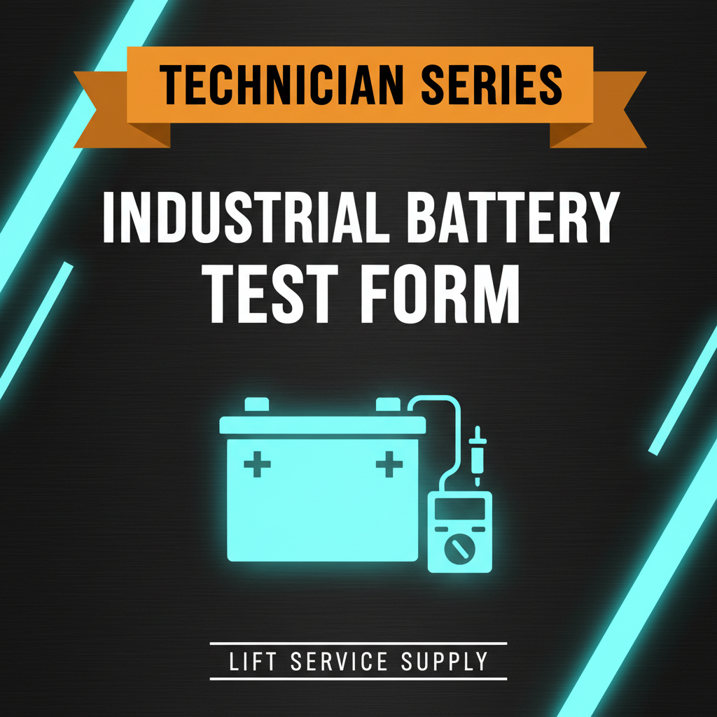 Industrial Battery Test Form